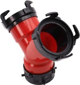 img 3 attached to 🔴 Red Valterra F02-2030 3-Inch Rotating RV Wye with Bayonet Fittings