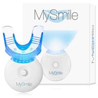 teeth whitening light with smart timer, long lasting batteries - integrated led accelerator, 5 led logo