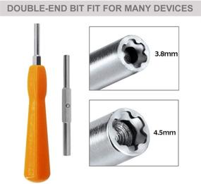 img 3 attached to 🔧 EMiEN Gamebit Screwdriver Kit - 4.5mm & 3.8mm Double-End Security Bit for Opening NES, SNES, N64, GameBoy, GameCube, Virtual Boy, Sega, Nintendo Consoles & Game Cartridges