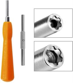 img 4 attached to 🔧 EMiEN Gamebit Screwdriver Kit - 4.5mm & 3.8mm Double-End Security Bit for Opening NES, SNES, N64, GameBoy, GameCube, Virtual Boy, Sega, Nintendo Consoles & Game Cartridges