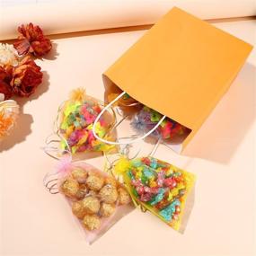 img 2 attached to 🎁 28-Piece Gift Bags + 50 Organza Bags | Perfect for Party Favors, Weddings, Birthdays, Restaurants, and Stores | Medium Size: 10.62 x 8.27 x 4.33 Inches