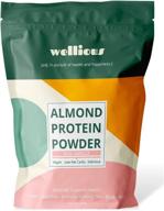 🌱 wellious - vegan protein powder: plant-based, keto, low carb, high fiber, soy, dairy & gluten free (real vanilla flavor) logo