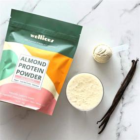 img 2 attached to 🌱 Wellious - Vegan Protein Powder: Plant-Based, Keto, Low Carb, High Fiber, Soy, Dairy & Gluten Free (Real Vanilla Flavor)