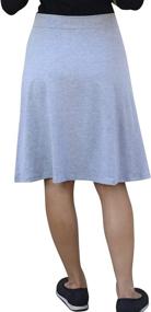 img 2 attached to Kosher Casual Womens Knee Length Lightweight Women's Clothing in Skirts