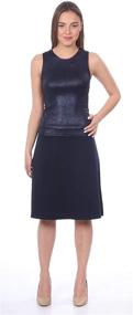 img 1 attached to Kosher Casual Womens Knee Length Lightweight Women's Clothing in Skirts