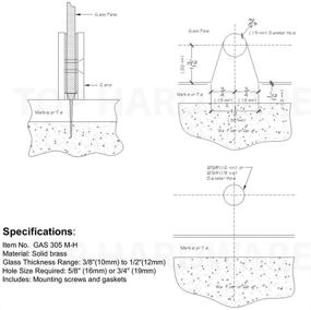 img 1 attached to 🚿 Polished Chrome Square Shower GAS 305MH