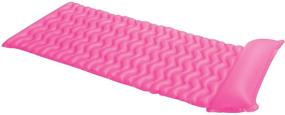 img 2 attached to 🌊 Intex Recreation Tote-N-Float Wave Mat 58807E: Fun Inflatable Toy for Endless Water Adventures!
