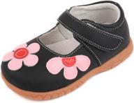 👑 femizee leather design princess toddler girls' school uniform shoes – comfortable and stylish footwear for your little princess logo