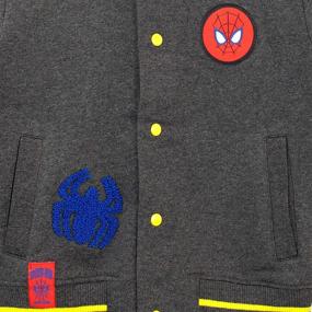 img 1 attached to Marvel Boys Spiderman Jacket Grey