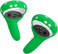 tomsin touch controller grip cover for oculus quest 2 (green) logo