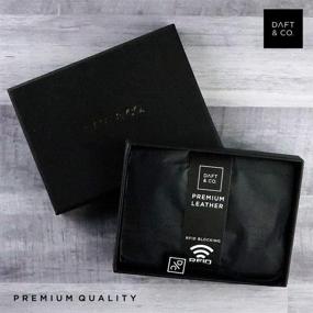 img 3 attached to Daft Co Premium Blocking Minimalist Men's Accessories for Wallets, Card Cases & Money Organizers