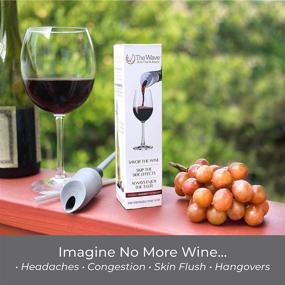 img 3 attached to 🌬️ PureWine - The Wave Bottle Spout Pourer, Purifier & Aerator - Filters out Headaches, Histamines & Sulfites - Restores Natural Taste & Purity - Enhanced SEO, By-The-Bottle (Pack of 2)