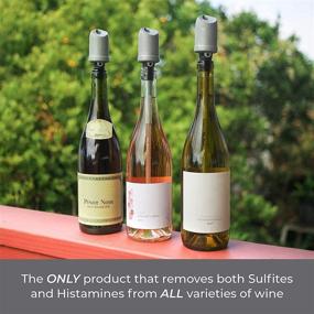 img 2 attached to 🌬️ PureWine - The Wave Bottle Spout Pourer, Purifier & Aerator - Filters out Headaches, Histamines & Sulfites - Restores Natural Taste & Purity - Enhanced SEO, By-The-Bottle (Pack of 2)