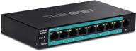 🔌 trendnet 9-port unmanaged fast ethernet long range poe+ switch | extended poe+ range up to 820 ft | 60w power budget | te-fp091 logo