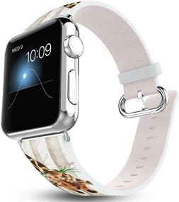 img 3 attached to FTFCASE Compatible Leather Replacement IWatch Cell Phones & Accessories