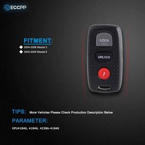 img 3 attached to 🔑 ECCPP 2x Замена брелока Mazda 3 & Mazda 6 Keyless Entry Remote Key Fob HRH210534