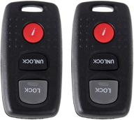 🔑 eccpp 2x замена брелока mazda 3 & mazda 6 keyless entry remote key fob hrh210534 логотип