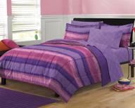 🌈 full size multi-colored ultra soft microfiber comforter sheet set - tie dye design logo