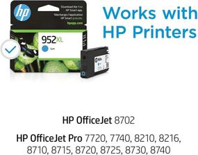 img 3 attached to 🖨️ HP 952XL Cyan High-yield Ink Cartridge for HP OfficeJet Printers with Instant Ink Eligibility