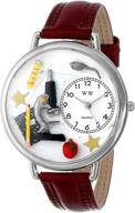 whimsical watches u0640004 science burgundy logo