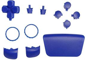 img 3 attached to 🎮 Enhance Your PS5 Controller with GOTRUTH Replacement Repair Kits - D-pad, Touchpad Share Options, Trigger Buttons, and ABXY Bullet Buttons in Blue - Full Set for Playstation 5 DualSense Controller