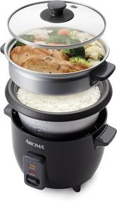 img 3 attached to 🍚 Aroma Housewares ARC-363-1NGB Rice Cooker: 3 Uncooked/6 Cups Cooked Multicooker & Steamer