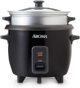 img 4 attached to 🍚 Aroma Housewares ARC-363-1NGB Rice Cooker: 3 Uncooked/6 Cups Cooked Multicooker & Steamer