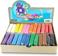 🎨 24ct class pack modeling clay: sargent art 22-4076, assorted colors - 24 pack logo