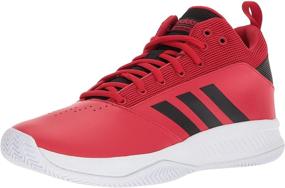 img 4 attached to 🏀 Adidas Ilation Basketball Shoes for Men - White/Black - Athletic Footwear