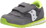 saucony baby jazz hook sneaker: stylish boys' shoes for sneakers- a perfect fit for little feet! logo