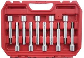 img 1 attached to 🔧 UTMALL Steering Hub Suspension Shock Absorber Strut Nut Removal Tool Socket Kit - 18PCS