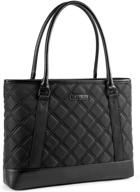 👜 dtbg laptop tote bag for women 15.6 inch - lightweight shoulder bag, black logo