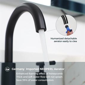 img 1 attached to 🚿 Efficient Pop Up Handle Widespread Bathroom Faucet