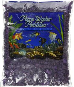 img 2 attached to 💜 Vibrant 2-Pound Purple Passion Aquarium Gravel by Pure Water Pebbles