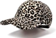 nabegum adjustable leopard cheetah baseball logo