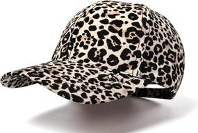 img 4 attached to Nabegum Adjustable Leopard Cheetah Baseball