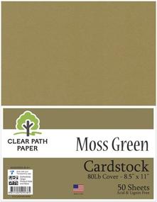 img 3 attached to Moss Green Cardstock Cover Sheets