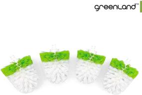 img 3 attached to 🚽 Pack of 4 Greenland Biodegradable Toilet Brush Replacement Heads - Compatible with OXO 1043632 Good Grips &amp; OXO 1281600 Good Grips Toilet Brushes