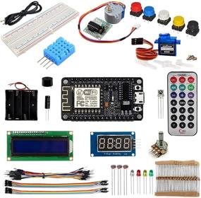 img 4 attached to 📡 OSOYOO ESP8266 NodeMCU IOT Starter Kit: Program Arduino IDE & Control via MQTT with ESP-12E Development Board & 50pcs Electronic Components Parts