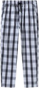 img 1 attached to MoFiz Bottoms Classic Nightwear: Lightweight Men's Sleep & Lounge Clothing