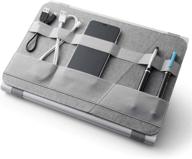 🔌 efficient gray elecom electronics accessory organizer for home office & travel - fits 14" laptop logo