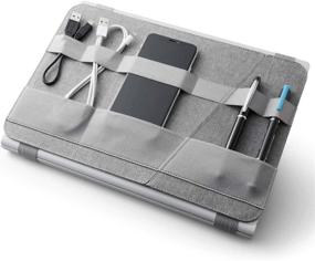 img 4 attached to 🔌 Efficient Gray ELECOM Electronics Accessory Organizer for Home Office & Travel - Fits 14" Laptop