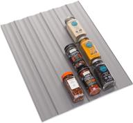 🌶️ spiceliner spice drawer liner by youcopia, 10ft roll, in gray logo