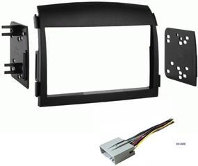 img 1 attached to 🚘 Enhanced Car Stereo Installation Kit with Wire Harness for Double Din Aftermarket Radio - Compatible with 2006 2007 2008 Hyundai Sonata