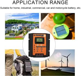 img 2 attached to 🔌 Контроллер заряда Keenso солнечной батареи MPPT 12V/24V 30A/50A/70A с двумя USB-портами, ЖК-дисплеем - панельный регулятор батареи (50А)