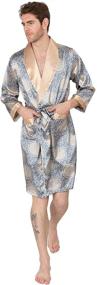 img 1 attached to 🌙 MAGE MALE Elegant Long Sleeve Nightgown for a Luxurious Sleep