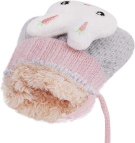 img 1 attached to 🧤 Winter Mittens for Toddlers: Assorted Designs for Girls' Accessories and Cold Weather