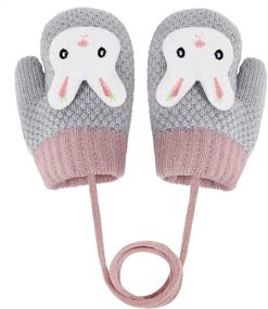 img 4 attached to 🧤 Winter Mittens for Toddlers: Assorted Designs for Girls' Accessories and Cold Weather