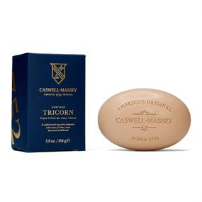 img 3 attached to Indulge in Caswell-Massey Heritage Tricorn Bar Soap - 5.8 Ounce Luxe Soap for Superior Pampering