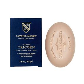 img 2 attached to Indulge in Caswell-Massey Heritage Tricorn Bar Soap - 5.8 Ounce Luxe Soap for Superior Pampering